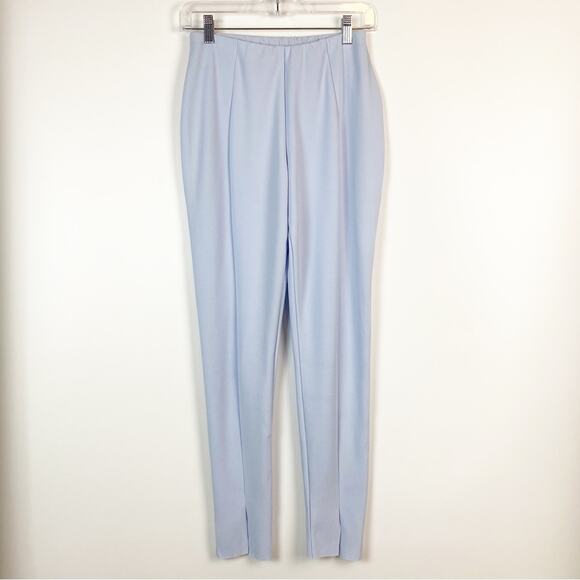 Missguided Jersey Tailored Cigarette Trousers Light Blue Size 6 - Picture 3 of 10
